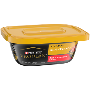 Bright Mind Adult 7+ Beef & Brown Rice Wet Senior Dog Food