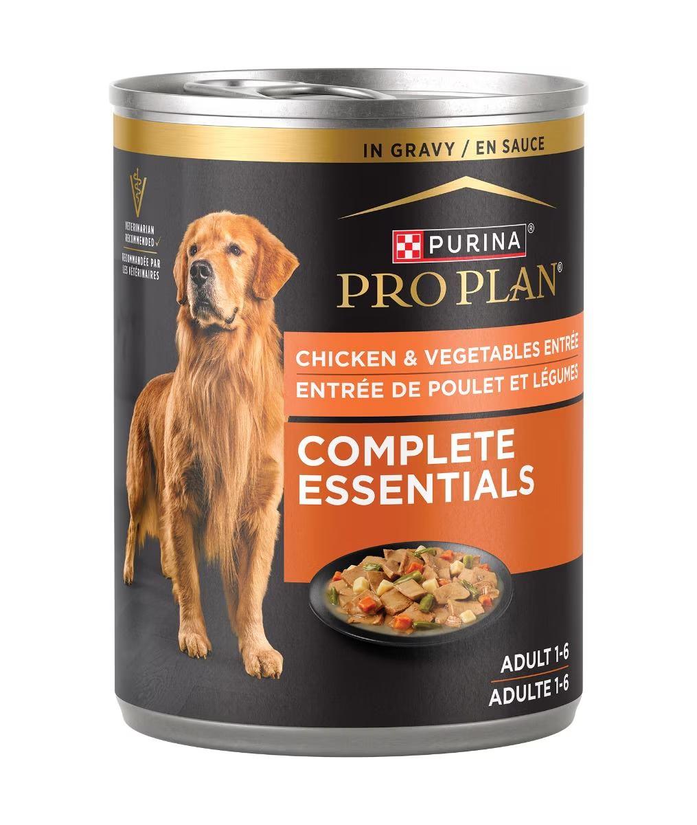 Complete Essentials Chicken & Vegetables Entrée Slices in Gravy Wet Dog Food
