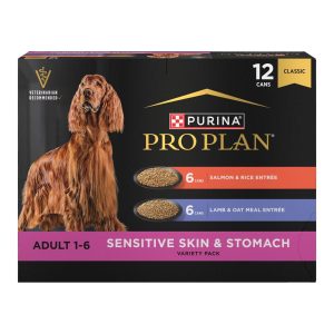Sensitive Skin & Stomach Salmon & Rice and Lamb & Oat Meal Wet Dog Food Variety Pack