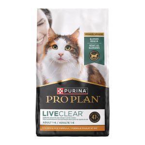 Pro Plan LiveClear Adult Chicken & Rice Formula Allergen Reducing Dry Cat Food