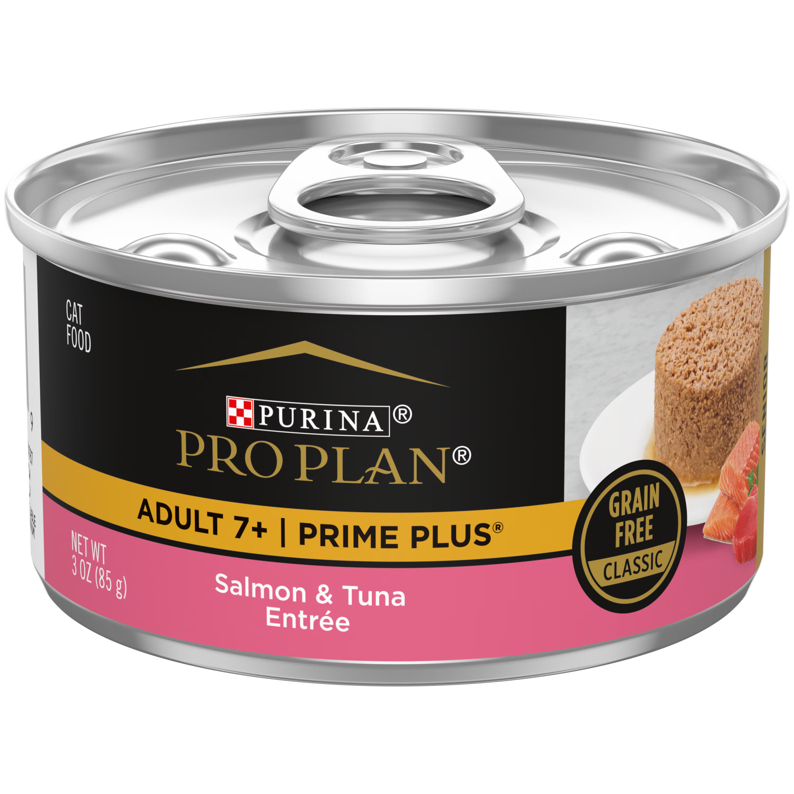 Prime Plus Adult 7+ Salmon & Tuna Wet Senior Cat Food