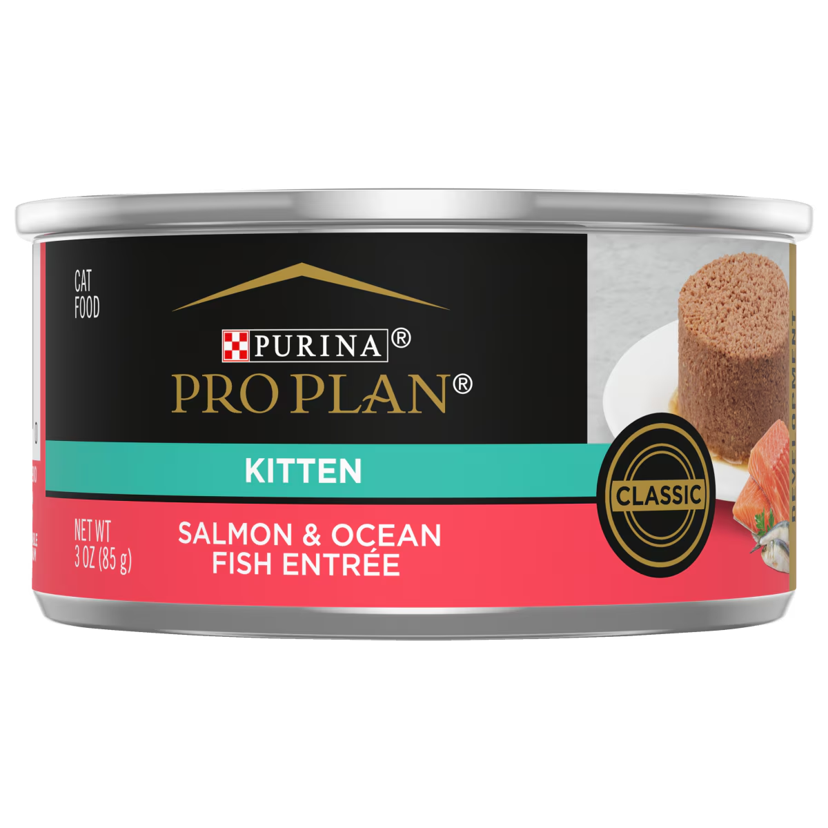 Wet Kitten Food Pate, Salmon and Ocean Fish Entree